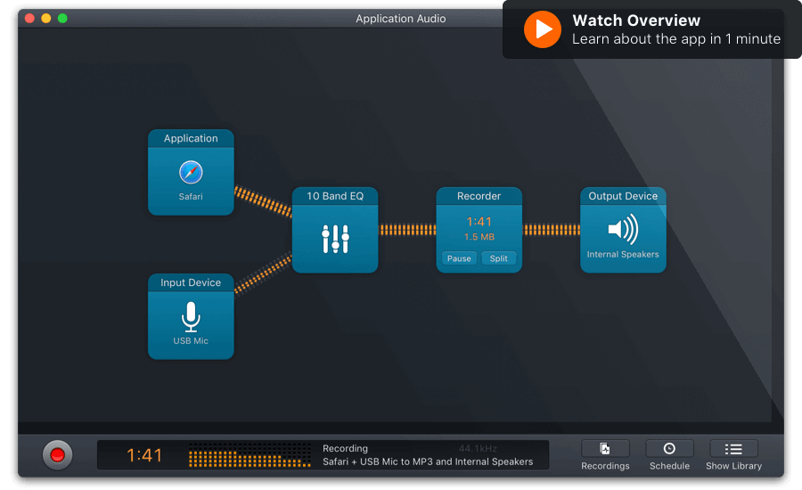 Audio Hijack |  适用于 Mac 的最佳录音软件