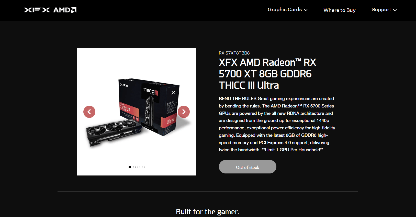 XFX RX 5700 XT Thicc III Ultra。 适用于 Linux 的 15 大最佳显卡